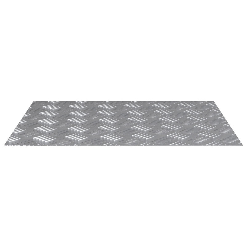 Silver Aluminium Aluminium Stair Treads, Rectangle 50cm x 60cm