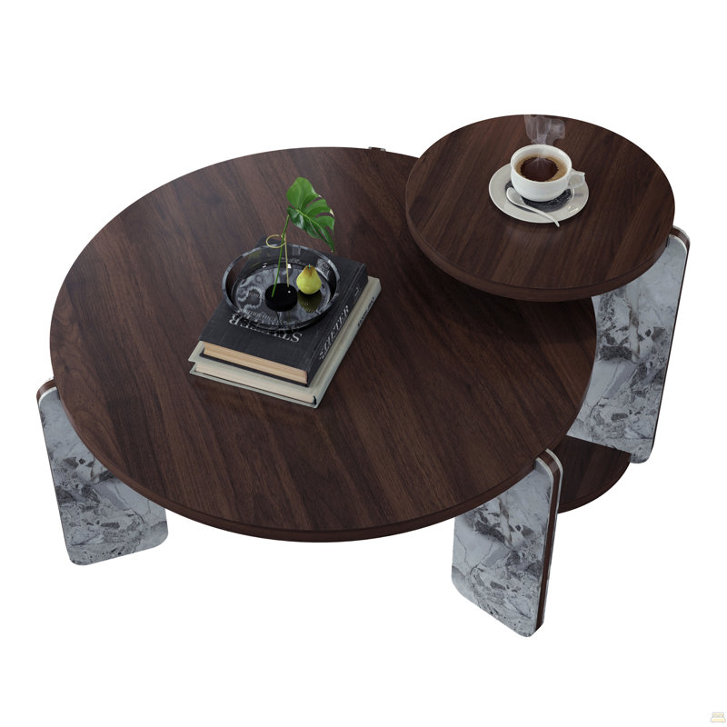 Coffee Table With End Table Set