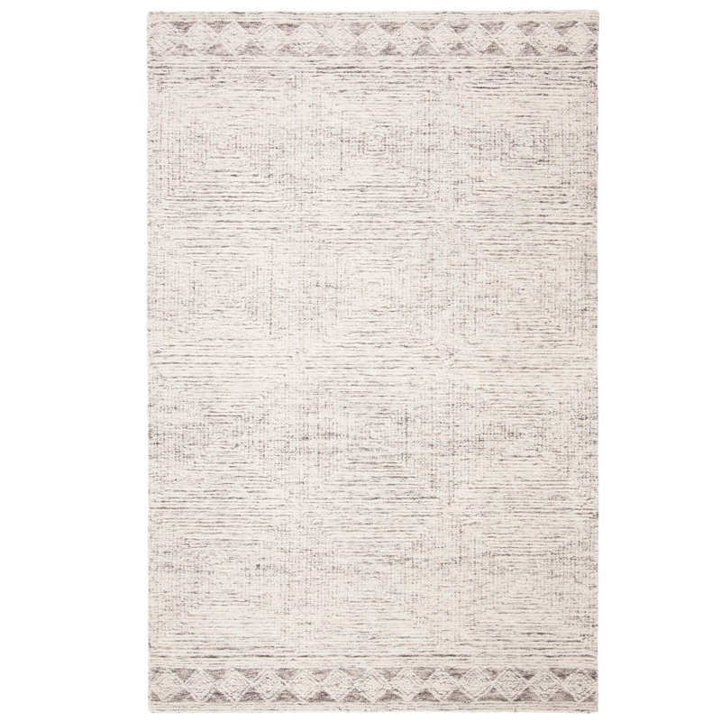 Dibble Hand Tufted Wool Rug, Rectangle 4' x 6'