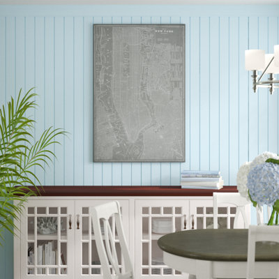 «City Map of New York», peinture sur toile