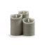 3 Pack Grey LED Light Up Authentic Flame Candles-561817546