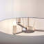 Katrina 3 - Light Matt Nickel Drum Pendant
