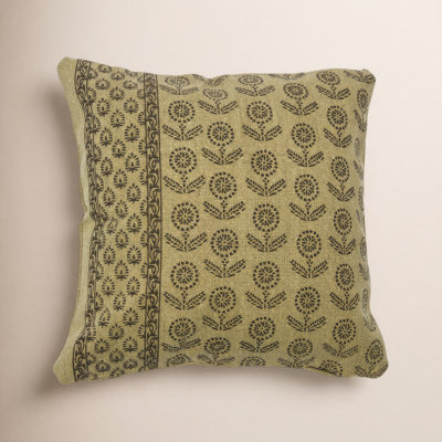 Elswickee Floral Cotton Throw Pillow