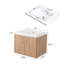 Meuble-lavabo moderne de 61 cm avec lavabo