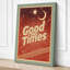 Good Times Art Deco - Wrapped Canvas-1012071316-1012071320