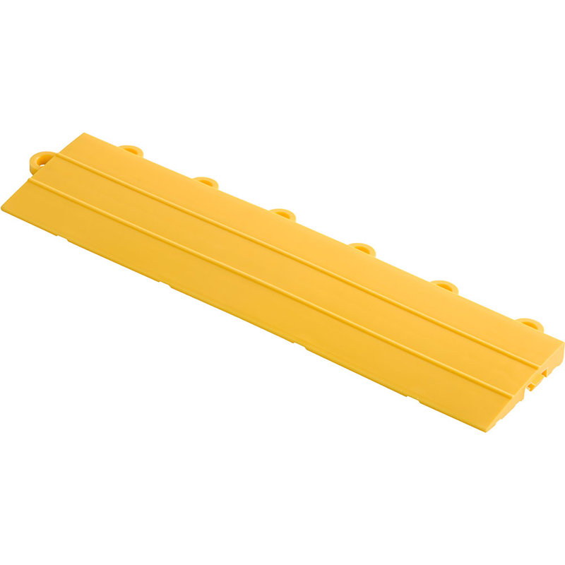 Swisstrax Plastic 12'' L Threshold Ramp, Citrus Yellow