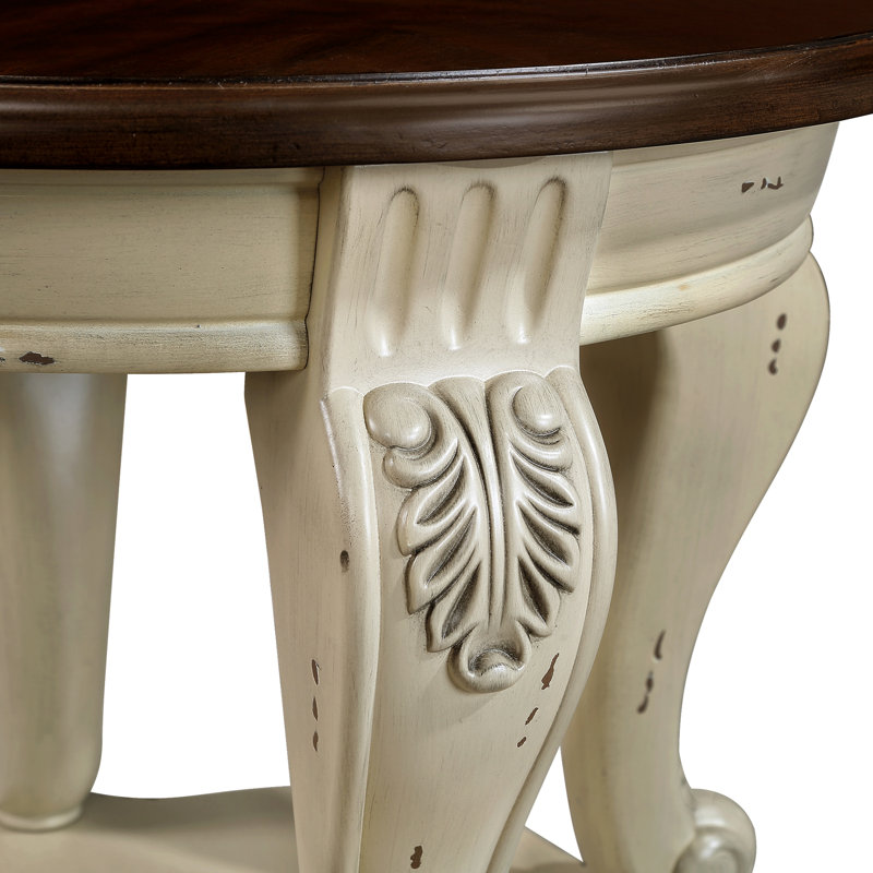 Table de salon - 3, beige et aspect, pieds en bois massif, placage à chaud, grande capacité de rangement, 2 tables de bout et 2 tables de bout faciles à assembler, couleur, structure, espace, instructions