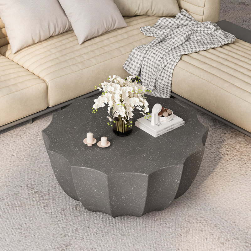 Table basse imperméable 35,43 po, Gris