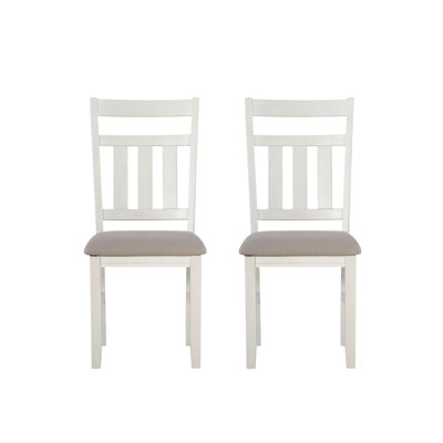 Ensemble de 2 chaises d'appoint Helbert