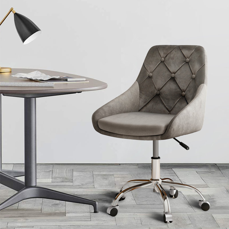 Chaise de travail Salote, gris