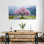 Décoration murale sur toile GUTTATY Spring, peinture de paysage floral, affiche d'impressions d'arbres de forêt naturelle, grande œuvre d'art printanière pour le salon, chambre à coucher, bureau, décoration murale, cadeau prêt à être accroché, 20 po x 40 po