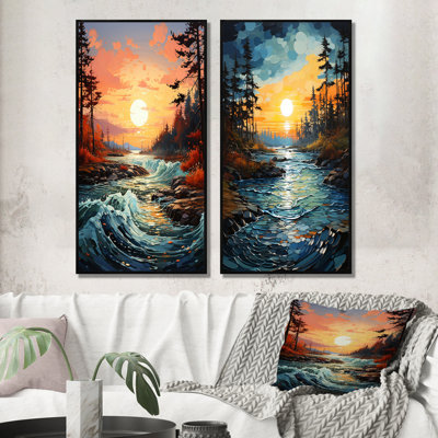 " River Sapphire Serenity " 2 - Pieces