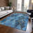 Machine Washable Indoor/Outdoor Xhevrie Blue Rug-1040198297