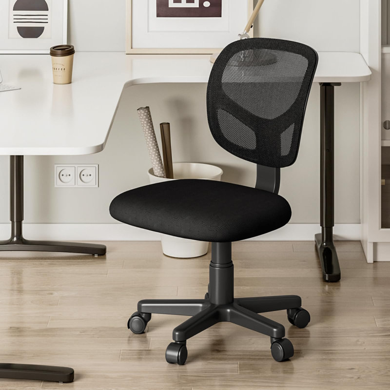 Zoomie Kids Fabric Office Chair, Black