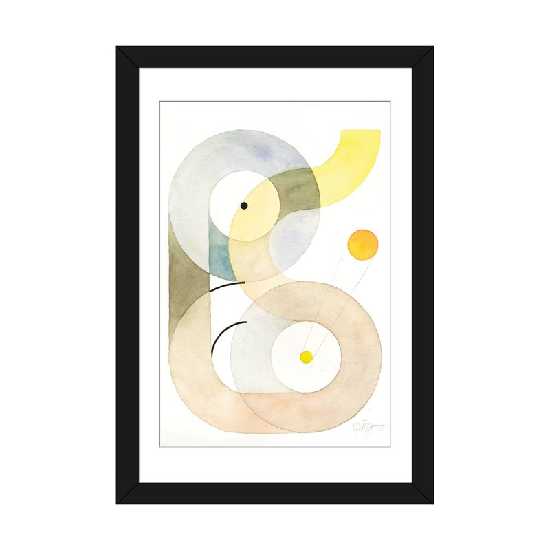 « openspaces xxxiv », impression sur toile, H 24 po x l 16 po x P 1 po, Papier d'art encadré noir, Blanc