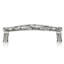 5” C TO C GLENDALE COURT PULL; CLEAR CRYSTAL MATTE SILVER FINISH-352437566