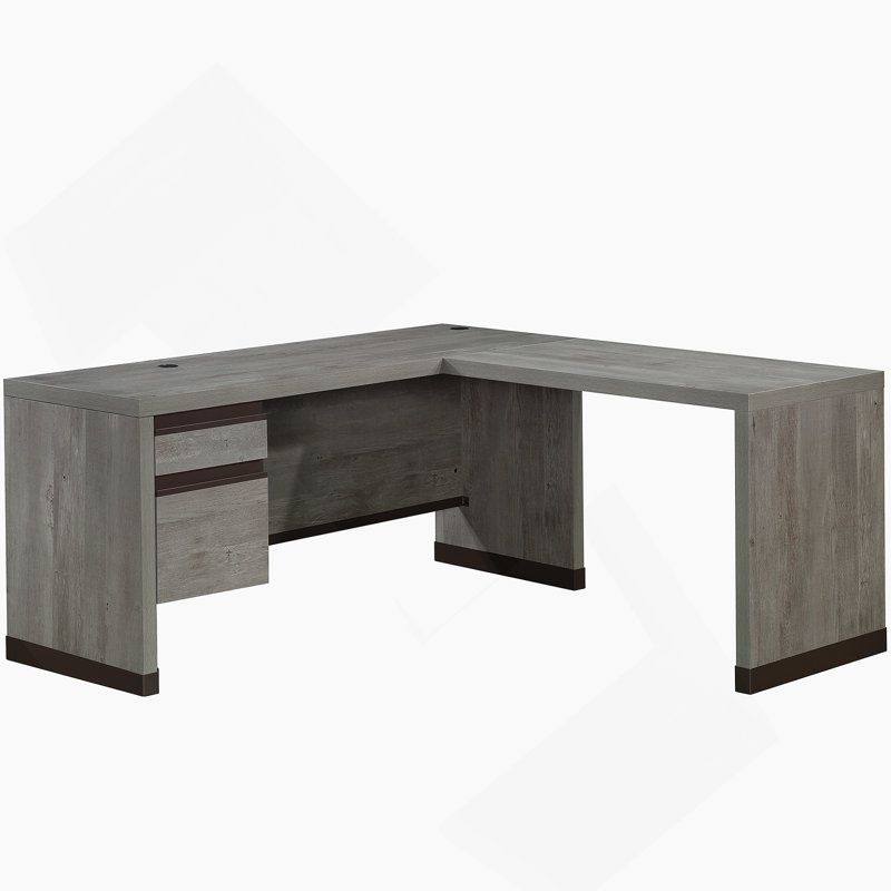Bureau en L avec deux tiroirs