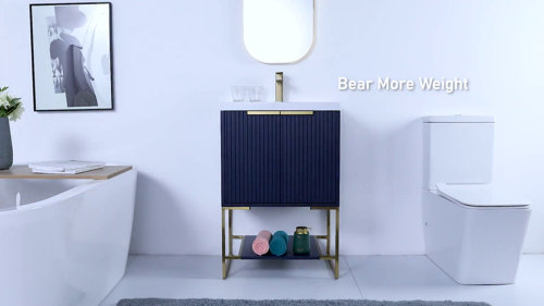 Bathroom Single Wayfair Stories Resin | Top Vanity 17 with 23.63\'\'