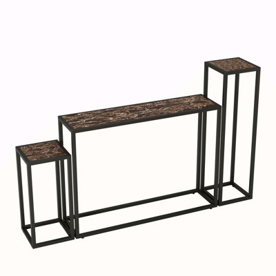 3-Piece Set Of Narrow Table