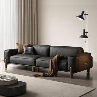 Coussin modulaire en cuir véritable