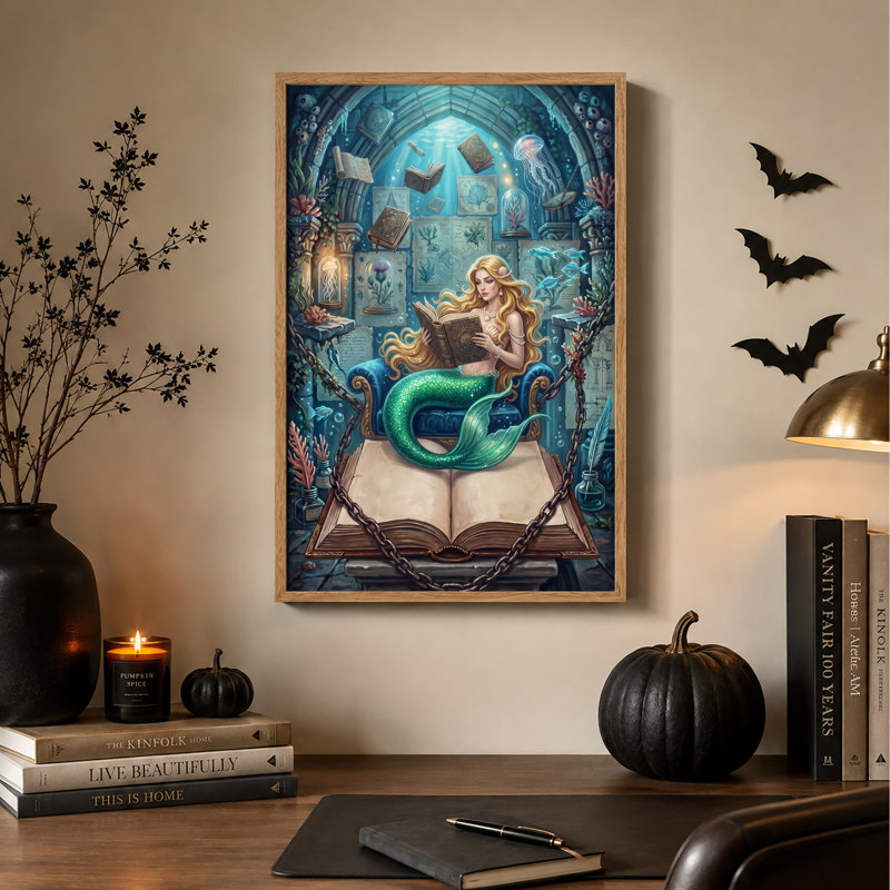 Art de toile sur toile "Halloween", H 48 po x l 36 po