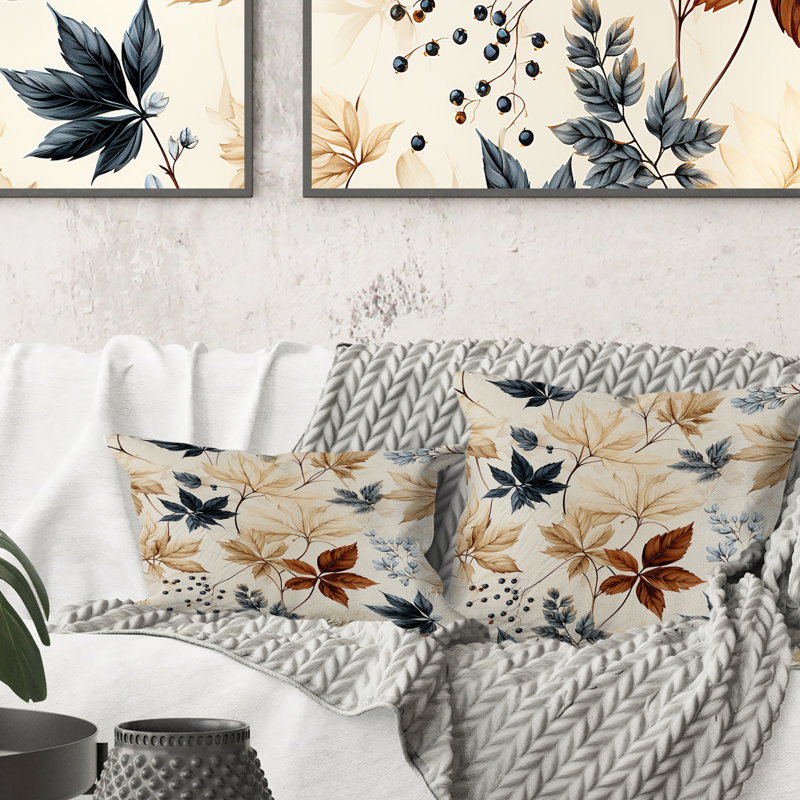 Coussin Vintage Leaves I - Plants