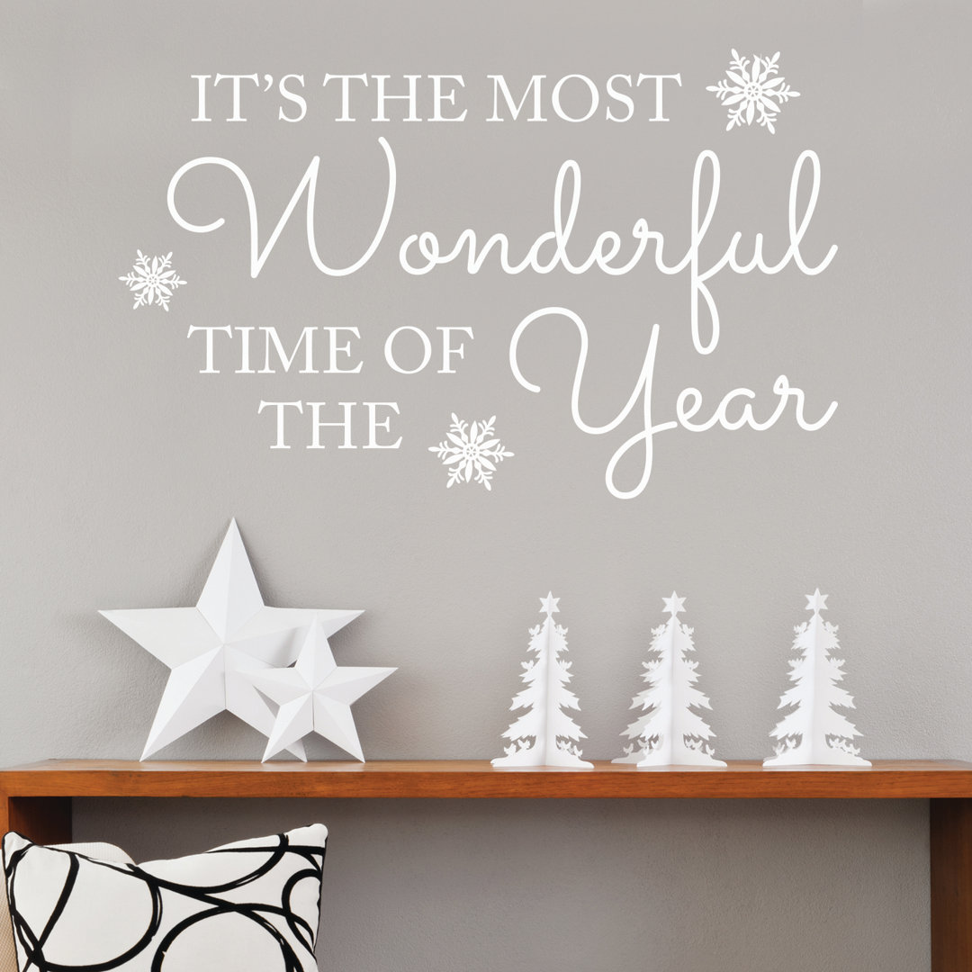 It's the Most Wonderful Time of Year Wall Sticker