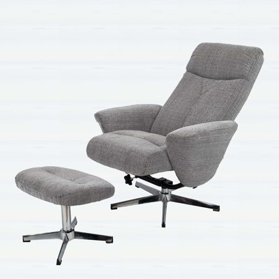 Swivel Recliner with Ottoman