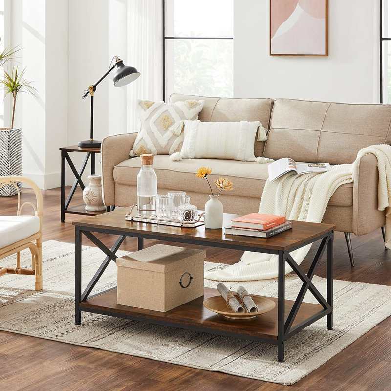Table basse avec rangement Maupin