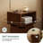 Solid Oak Swirling Side Table-Brown Oak-1331397451