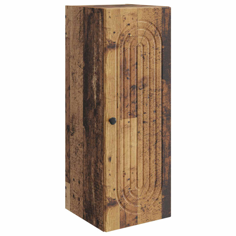 1 -Door Rectangle Accent Cabinet, Old Wood