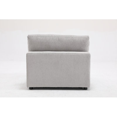 Odai 38.6" W Chenille Accent Chair