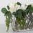 12 " Faux Rose in Glass Vase