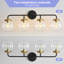 Karlei Dimmable Vanity Light with Hand Blown Glass Globe Shade-362368881-367042660-362423861