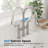 Pull Down Bridge Kitchen Faucet, 3 Hole 8 Inch Double Handle Kitchen Sink Faucet-112561538