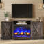 Meuble télé 70 po avec grand espace de rangement, chêne foncé-2006729074-2006729078