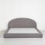 Linen Bed Frame With Headboard-1252488291-1252488293