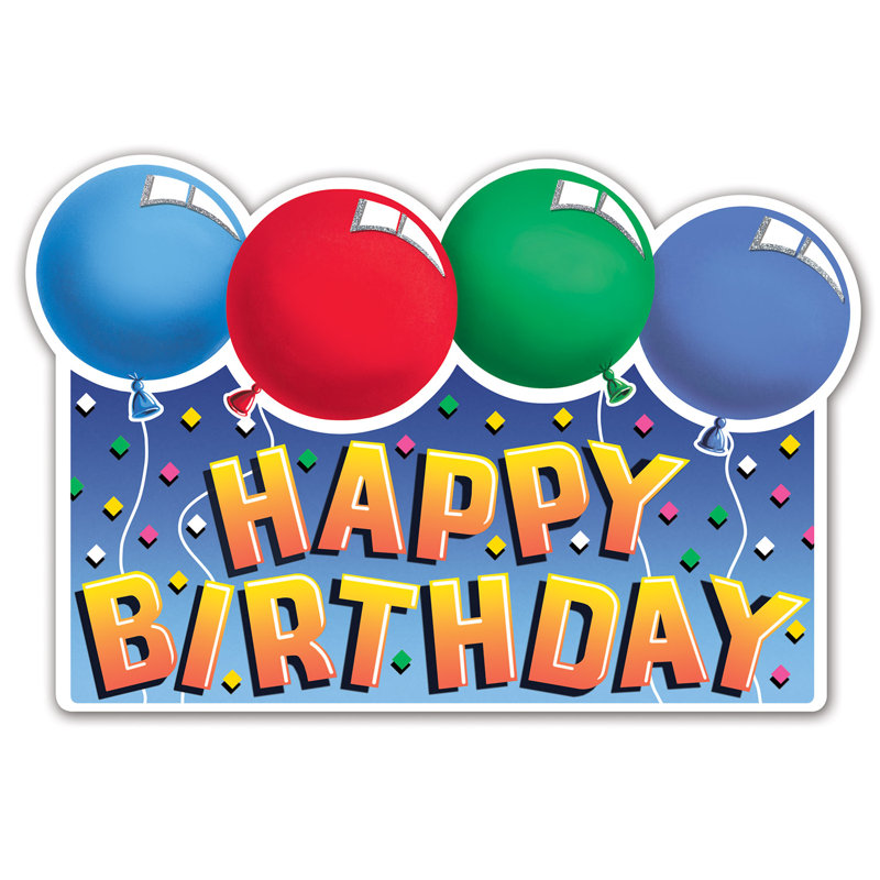 Signe de joyeux anniversaire scintillant