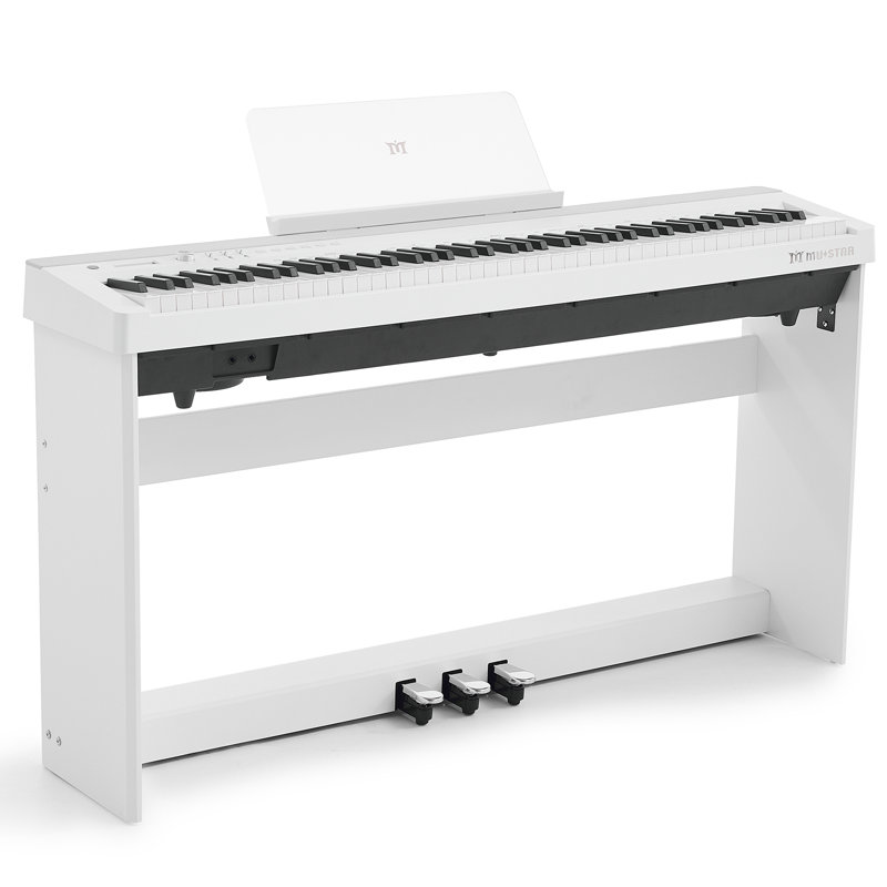 White Wood Electric Play Music Instrument