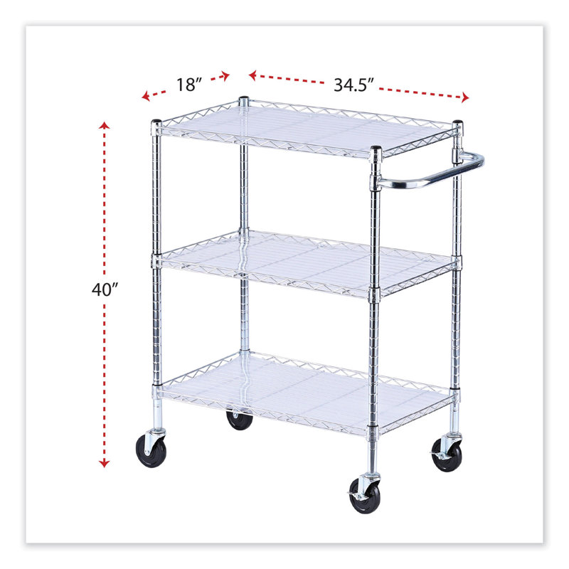 40'' H x 34.5'' W Utility Cart with Wheels