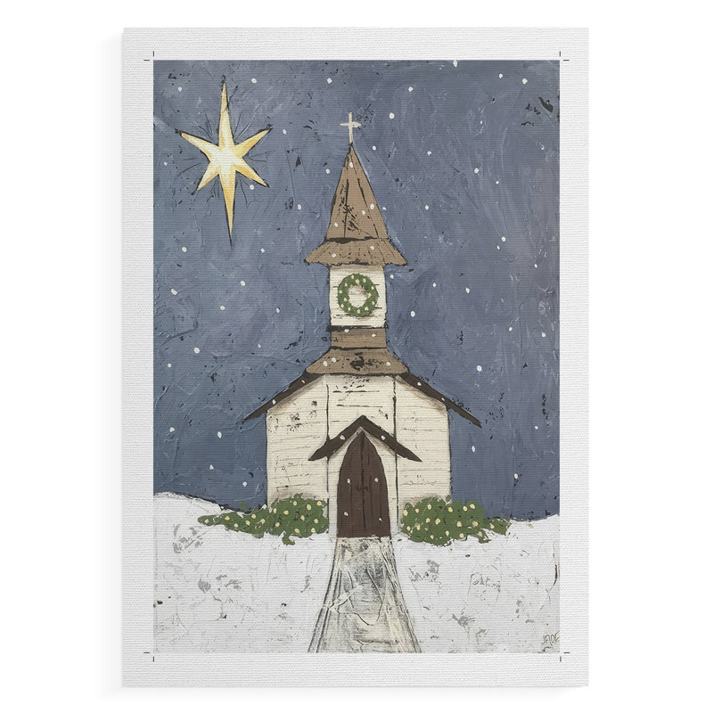 A Silent Night III - Impression sur toile seulement - NON-CADRE, H 18 po x l 12 po