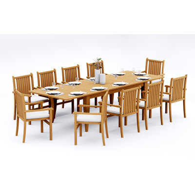 Cahyo Outdoor Teak Dining Set