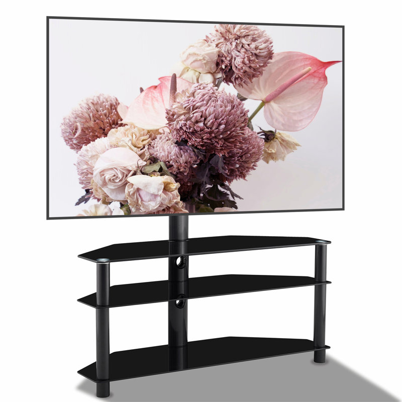 Versatile Adjustable TV Stand with Multi-tier Shelves for Enhanced Viewing Experience