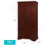 Elegant Cherry Wood Armoire-1871915966