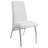 Compson White And Chrome 5-Piece Dining Set