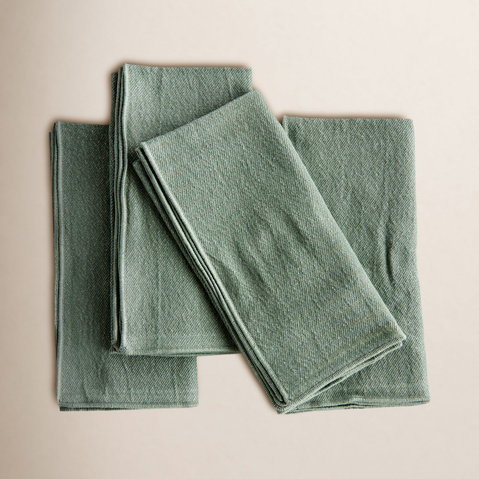 Olenna Reversible Cotton Napkin, Solid Border, Solid