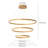 Marve 3 - Light Dimmable LED Tiered Chandelier