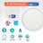 9 in.Round 17-Watt 3000K LED Flush Mount Light, 1400 Lumens-111706980