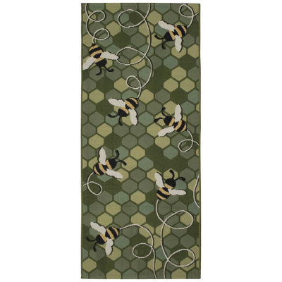 Gemmenne Synthetic Non-Skid Kitchen Mat