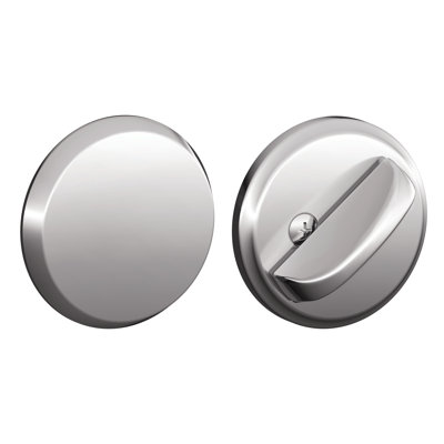 One-Sided Deadbolt Thumbturn with Exterior Plate